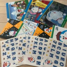 Doraemon 45th Collab 11-Pc Set Notebook Stickers Files Sketchbook   