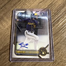 Larry Ernesto 2022 Bowman Chrome 1st Autograph Auto Card #CPA-LE