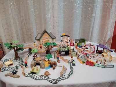 Playmobil Zoo Tierpark Katzenpension Streichelzoo Tierklinik Gehege Konvolut