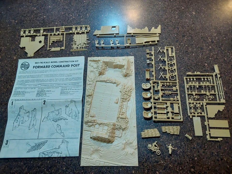 Vtg AIRFIX: Forward Command Post Kit HO-OO #04380-5 Series 4 Model Kit - Image 3 of 4