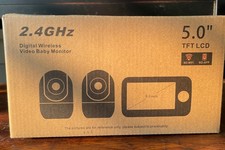 Child s Farm 2.4GHz Digital Video Baby Monitor 5.0" IPS LCD 2-Way Audio