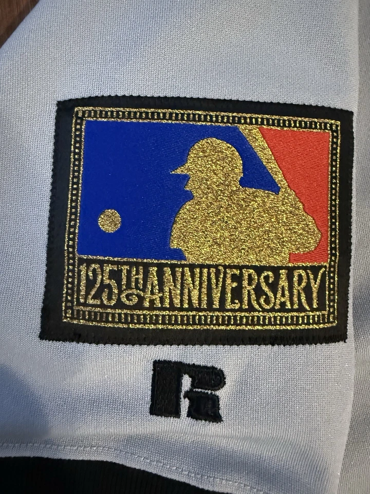 Michael Jordan Chicago White Sox Russell Athletic Authentic Jersey Size 52 Grey - Image 2 of 4