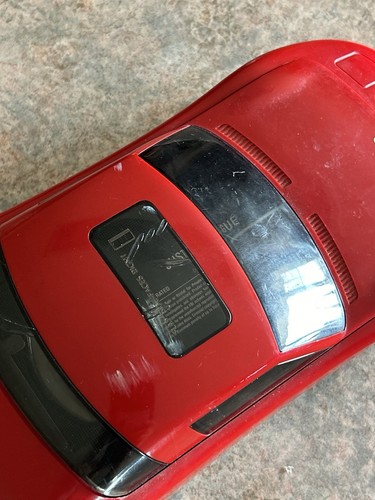 Vintage Red Sports Race Car VHS Video Cassette Tape Rewinder Quantum - WORKS - Picture 7 of 7