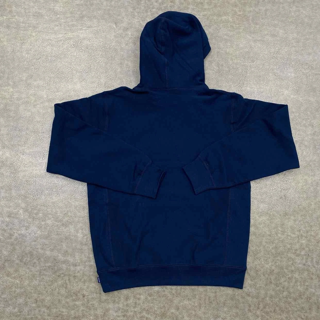 Supreme Felpa con Cappuccio "CLASSIC AD" Navy Nuova Taglia M (11040 50)