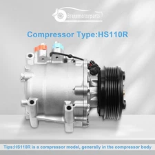A/C AC Compressor For 2001 Honda Civic 1.7L 1997-2001 Prelude 2.2L TRSA09