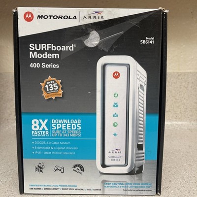 Motorola ARRIS SURFboard SB6141 3.0 Cable Modem 400 Series