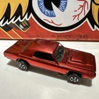 TOUGH 1968 Hot Wheels REDLINE RED T-Bird No Black Roof NBR US Variant NM