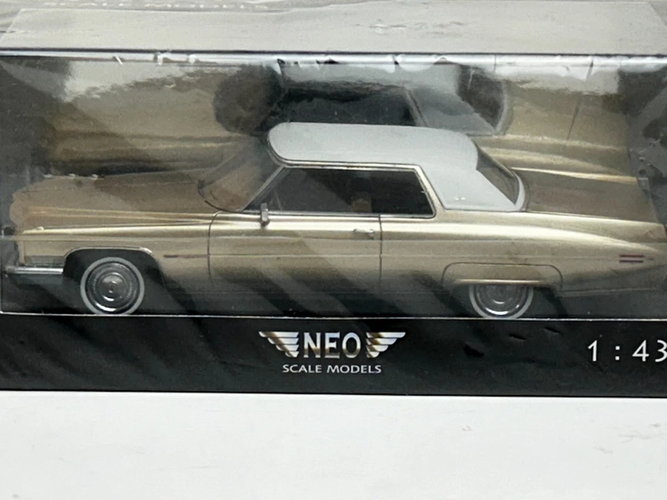 Neo 1:43 Scale 1972 Cadillac Coupe DeVille, Sealed Box - Image 2 of 4