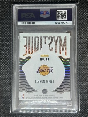 2020 Panini Illusions LEBRON JAMES #10 Emerald Mystique PSA 9 Mint