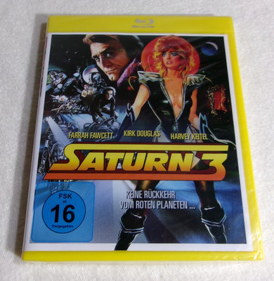 Rarität ! Blu-ray: Saturn 3 (SciFi-Klassiker mit Kirk Douglas) Viele Extras. OVP