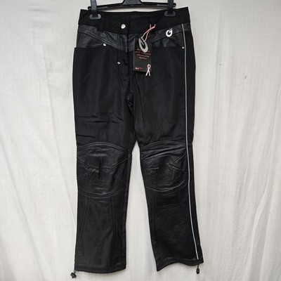 Hein Gericke Women's Leather/Textile Motorcycle Pants Size 8 *CLOSEOUT Was $179*