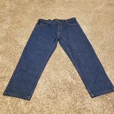 Men's Scandia Woods  38x28  Relaxed Blue 100% Cotton Denim.