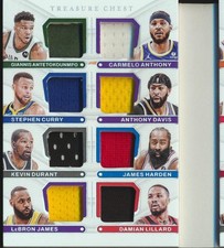 Iverson Paul Lillard Nowitzki 2021 National Treasures #TC-75TH Patch Booklet /10