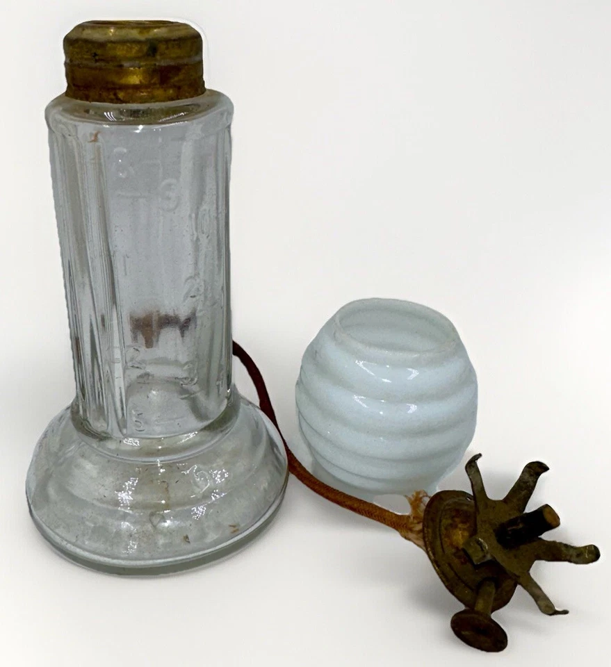 Lámpara de aceite indicadora Grand Val's Time miniatura Pride of America con pantalla de colmena Foto 4 de 4