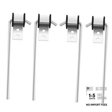 4 Pcs Heavy Duty Exhaust Hanger Rod Universal Use Exhaust 3/8" Rod 10" 4Pcs