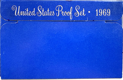 #ad #ad 1969 S PROOF SET EXTREMELY RARE HARD TO FIND UNC ONLY 2934631 MINTED $26.95