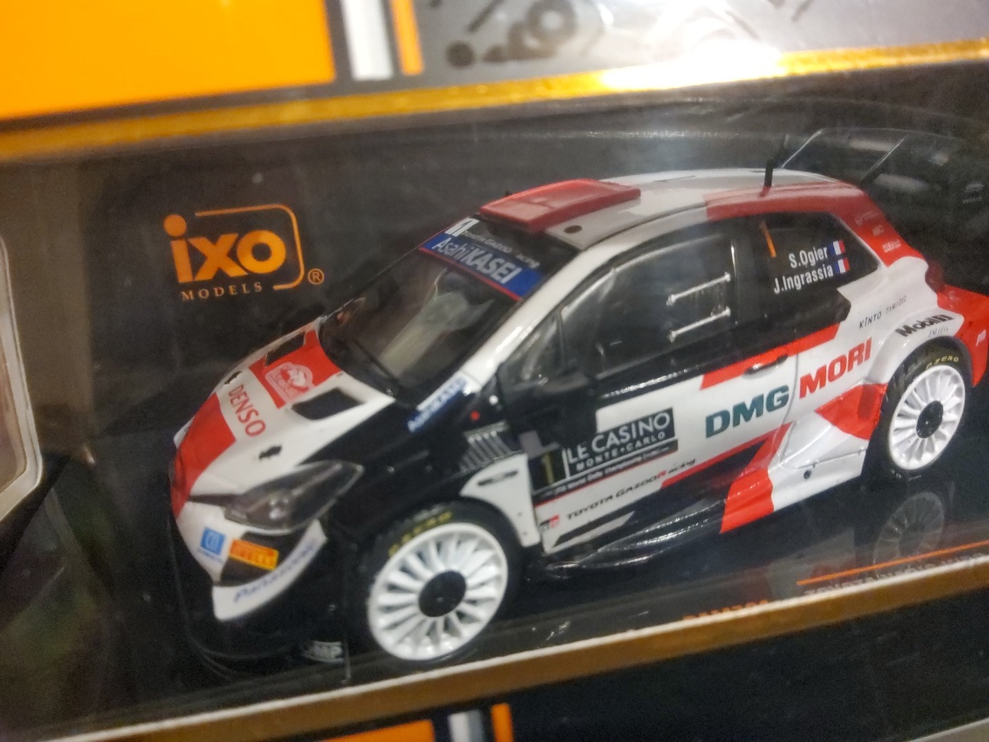 1/43 IXO TOYOTA YARIS WRC 2021 RALLY MONTE CARLO WINNER  ""OGIER"" #1. RAM781