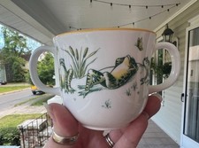 VTG FINE BONE CHINA TIFFANY  CO. TIFFANY POND CHILD'S CUP RETIRED 