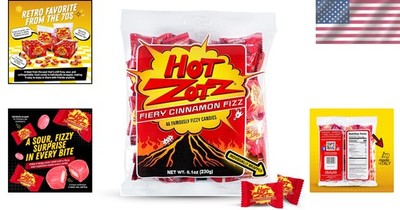 Sweet & Sour Fiery Cinnamon Candy - 46 Count Individually Wrapped