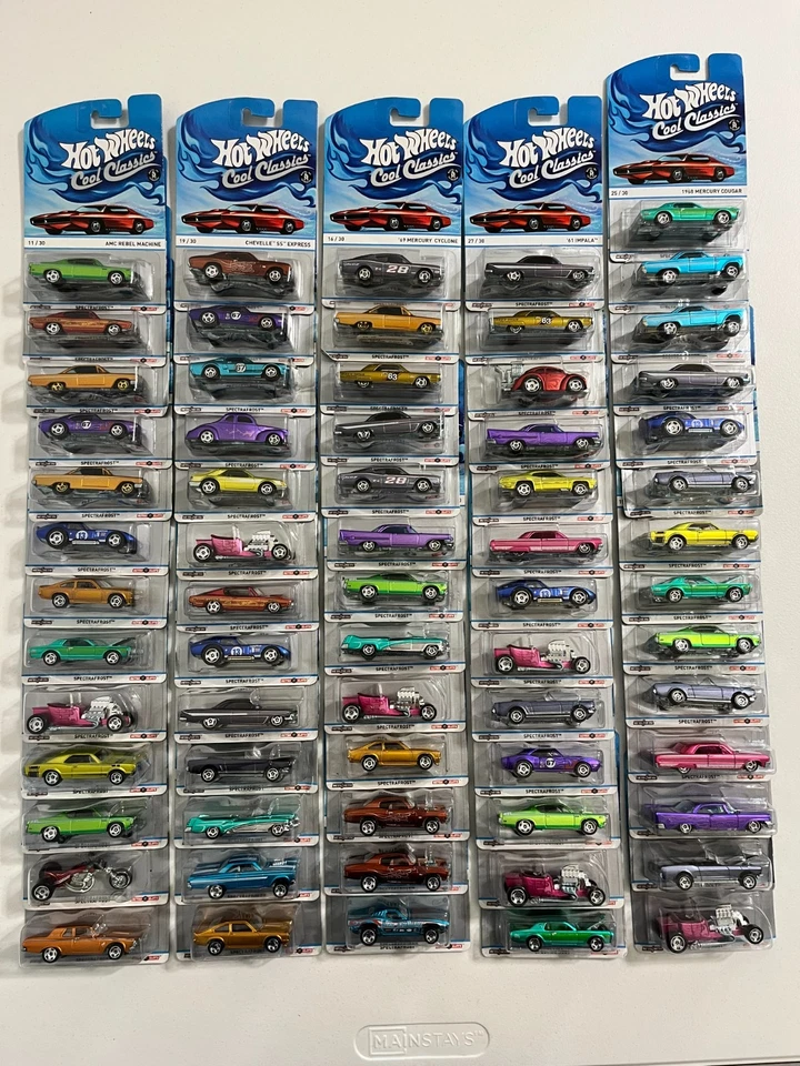 Hot Wheels Cool Classics Lot of 61 Cars – Mixed Models – Read Description - Image 2 of 4