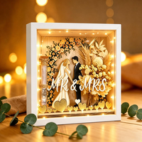 Hochzeitsgeschenke FüR Brautpaare, Geldgeschenk Hochzeit Holz Mit Lichterketten,