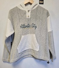 Vtg Atlantic City New Jersey Hoodie Youth XL Beach
