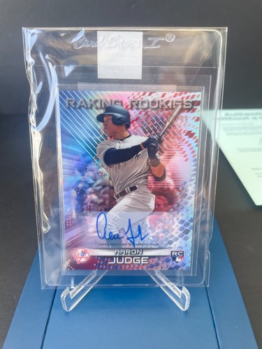 2017 Bowman's Best Raking Rookies Refractor Aaron Judge Yankees RC AUTO /99