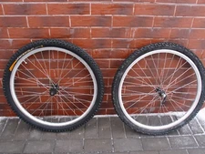 MTB wheel set 26 in Alesa Shimano Deore LX Parallax HB-M563 FH-M565 VIA Japan