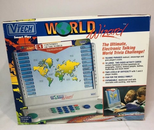 Vintage VTech World Wizard Educational Learning System COMPLETE With Box AC Cord - Picture 4 of 10