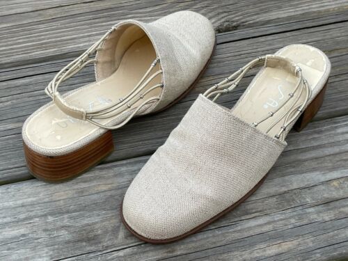 Unisa Women Clog Sandal Beige Shoes Leather Sole … - image 1