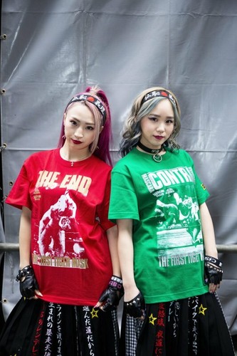 Japan Pro Wrestling First Tiger Mask / THE END t-shirt (KURAMAE Red) 2XL - Picture 5 of 12