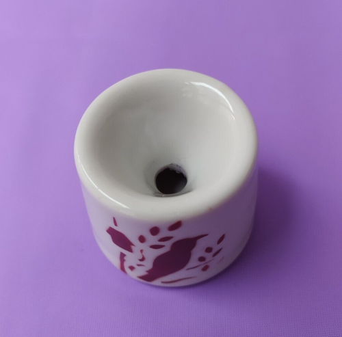 Soviet Vintage Inkwell Porcelain White ORIGINAL USSR ink pen cup - Bild 12 von 12
