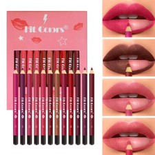 12-color Shades of Matte Lip Liner Set Create A Delicate Lip Contoura0d6 B 25AA
