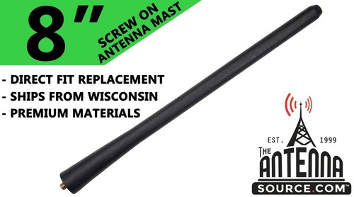 8" ANTENNA MAST - FITS: 2010-2024 Mercedes Benz Sprinter 2500 - Picture 1 of 7