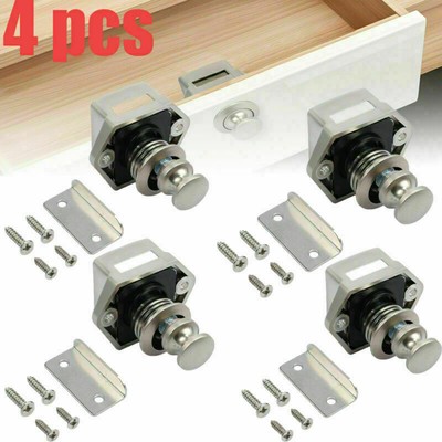4pcs Druckknopf Schrank Schublade Türschloss Schloss Wohnwagen