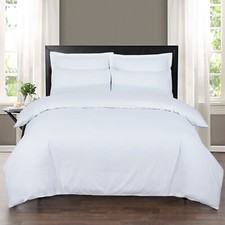 400 THREAD COUNT 100% EGYPTIAN COTTON DUVET COVER SINGLE DOUBLE KING BEDDING SET