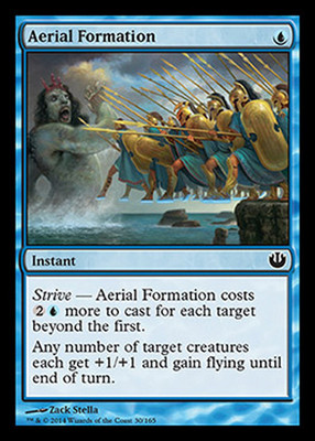 MTG 4x AERIAL FORMATION - AIR TRAINING - JOU - MAGIC