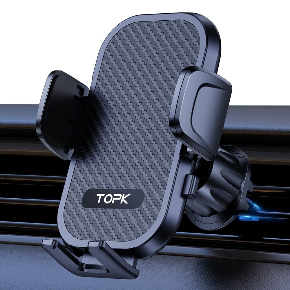 Car Phone Holder Mount Air Vent Cell Phone Holder for Car Hands Free Easy Clamp