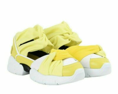 Emilio Pucci City Up Ruffle Trainers Shoes Slip-On Sneakers