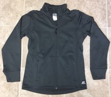 Russell Athletic Dri-Power Size Small Gray Full Zip Jacket w/ Zip Pockets