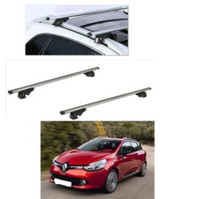 BARRE PORTATUTTO ALLUMINIO RENAULT CLIO IV SPORTER ANNO 2017 CON RAILS SERRATURE