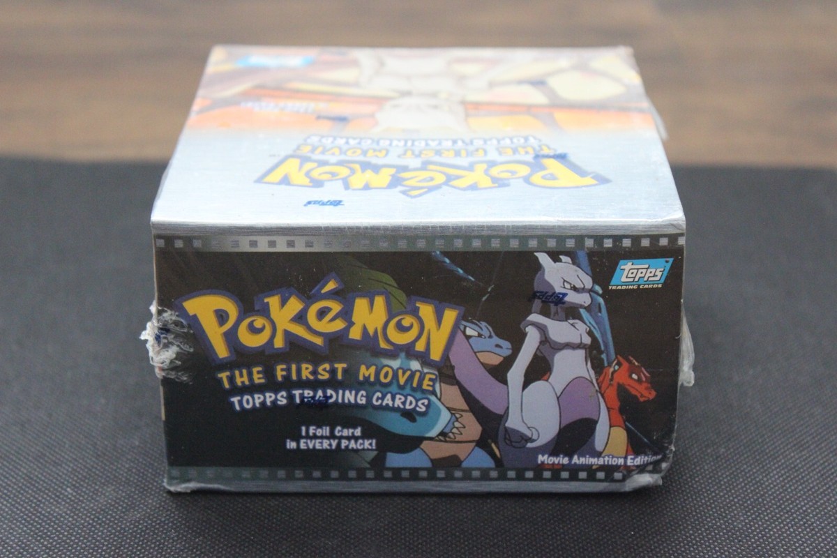 Topps 1999 Pokemon The First Movie Booster Box Pack of 36 Blue Logo -  Sealed NEW | eBay