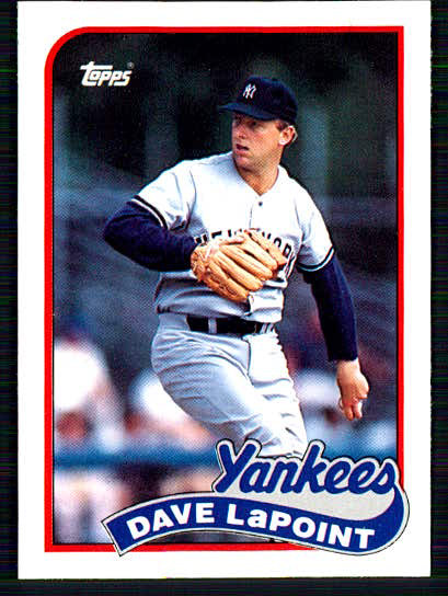 1989 Topps Traded - Dave LaPoint #67T