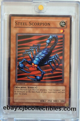 Yu-Gi-Oh! STEEL SCORPION MRD-029 1st Edition Metal Raiders - Played  