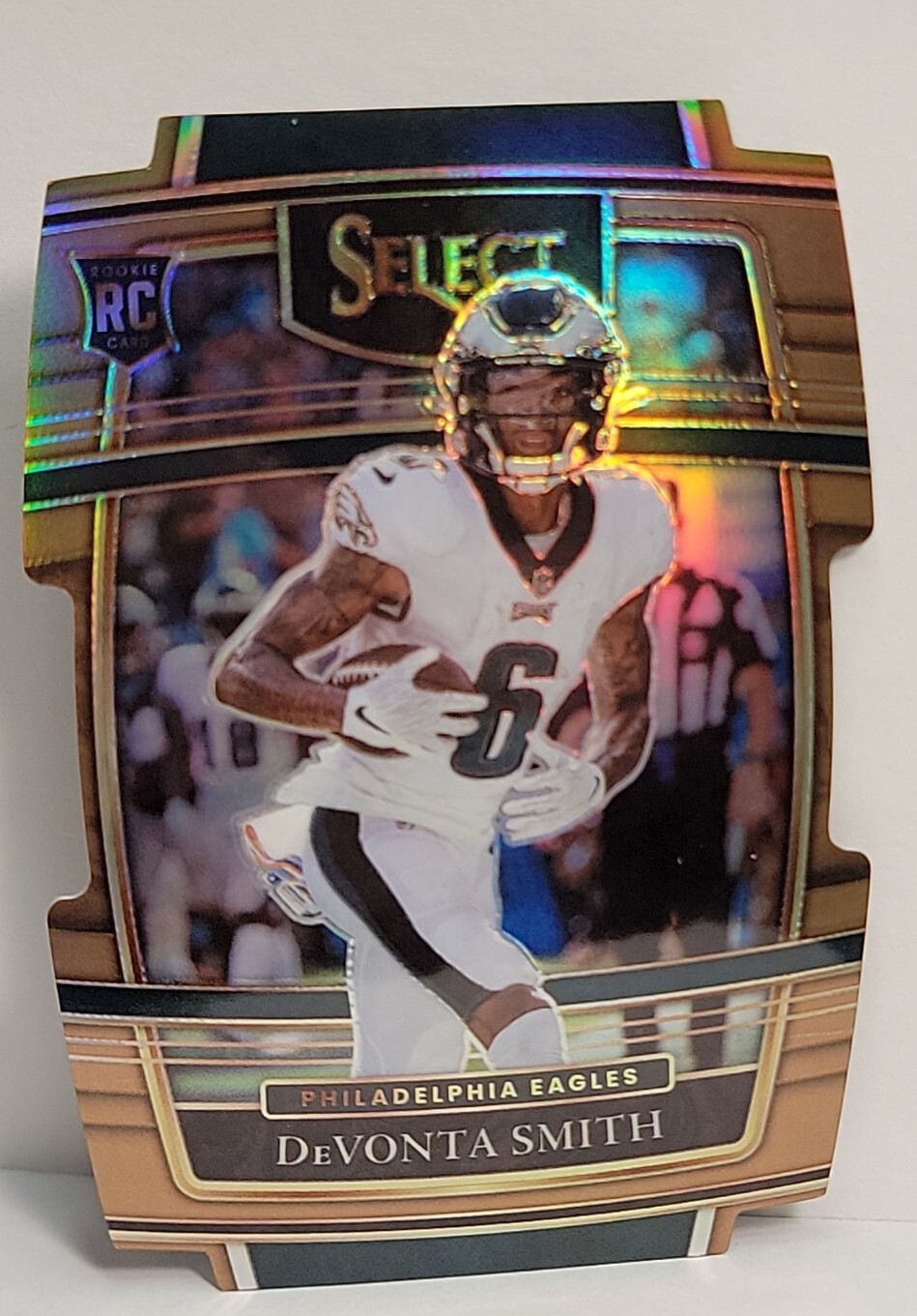 2021 Select Prizm Copper Parallel DeVonta Smith RC Die Cut /199 Concourse no 49