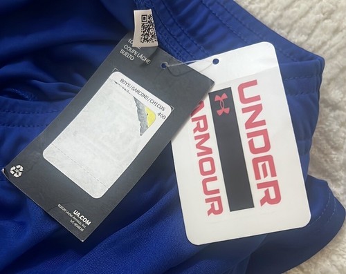Under Armour Athletic Shorts Youth XL Blue NWT 1361817 Pockets Outdoor Casual - Picture 5 of 5