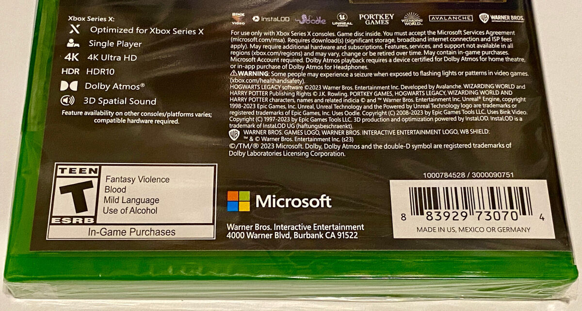 New - Hogwarts Legacy (Xbox Series X, 2023) *FACTORY SEALED* Fast Ship ASAP