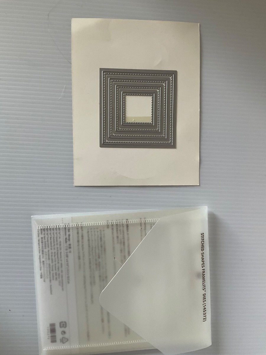 Stampin up Sizzix Big Shot Stitched Shapes Framelits Dies
