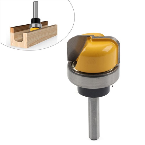 Shank Wood Router Bit Bowl & Tray Round Nose Cove Core Box Cutter 6mm 1/4" 8mm - Bild 31 von 36
