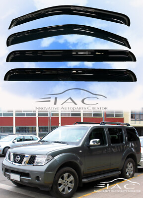 For Nissan Pathfinder R51 2005-2012 Window Visors Sun Rain Guard Vent ...